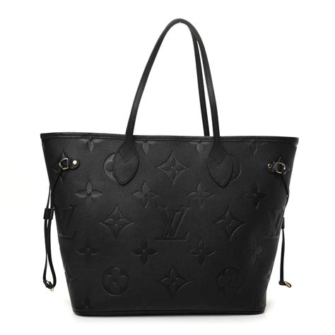 louis vuitton neverfull mm schwarz